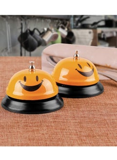 Y&D Call Bell Service for Desk, Desk 3.35 Inch Diameter, Bells with Metal Anti-Rust Construction, Hotels, Front Schools, Dinner, Hotel, Reception Areas, 2 Pack  - Image 4