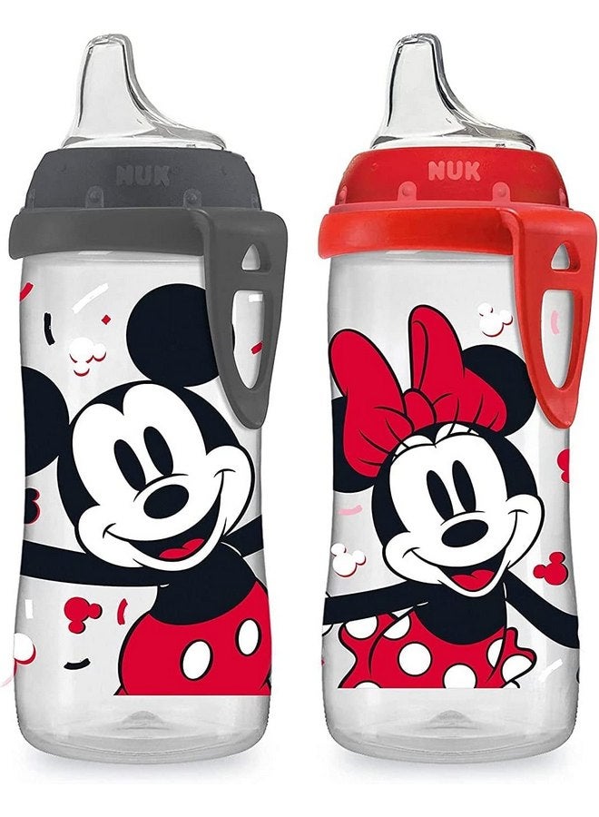 NUK Active Cup, 10 Oz, 1-Pack (2 Pack, Mickey & Minnie) - Image 1