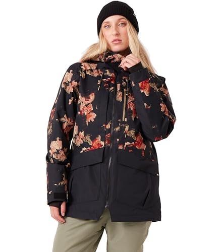 Roxy Women's Incline Parka Jacket – 15K Waterproof, Insulated, PFAS-Free, HYDROSMART Collar, Rose Garden, X-Small - Image 1