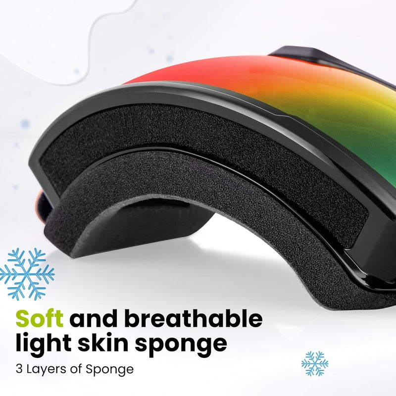 OutdoorMaster Kids Ski Goggles, Snowboard Goggles - Youth Snow Goggles - Image 4