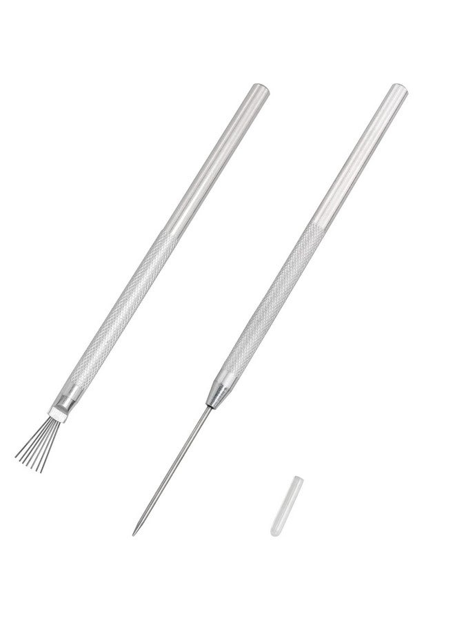 LUORNG Clay Needle Tool Luorng 7 Pin Feather Wire Texture And Pro Needle Detail Tool Fondant Pottery Clay Sculpting Tool - Image 1