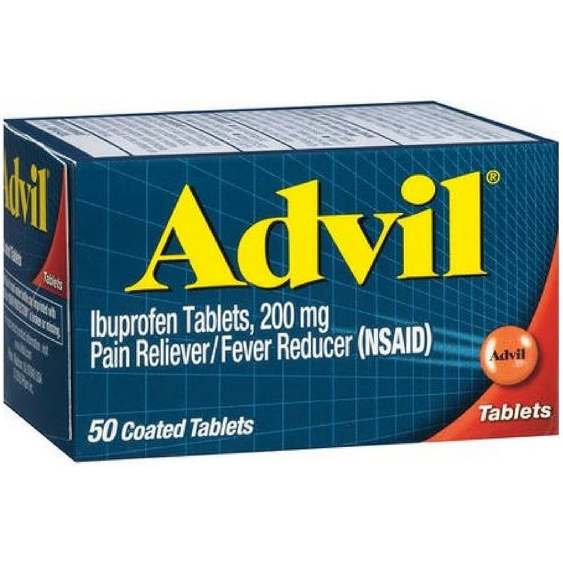 Pain Reliever/Fever Reducer, 200 mg, 50 Coated Tablets.