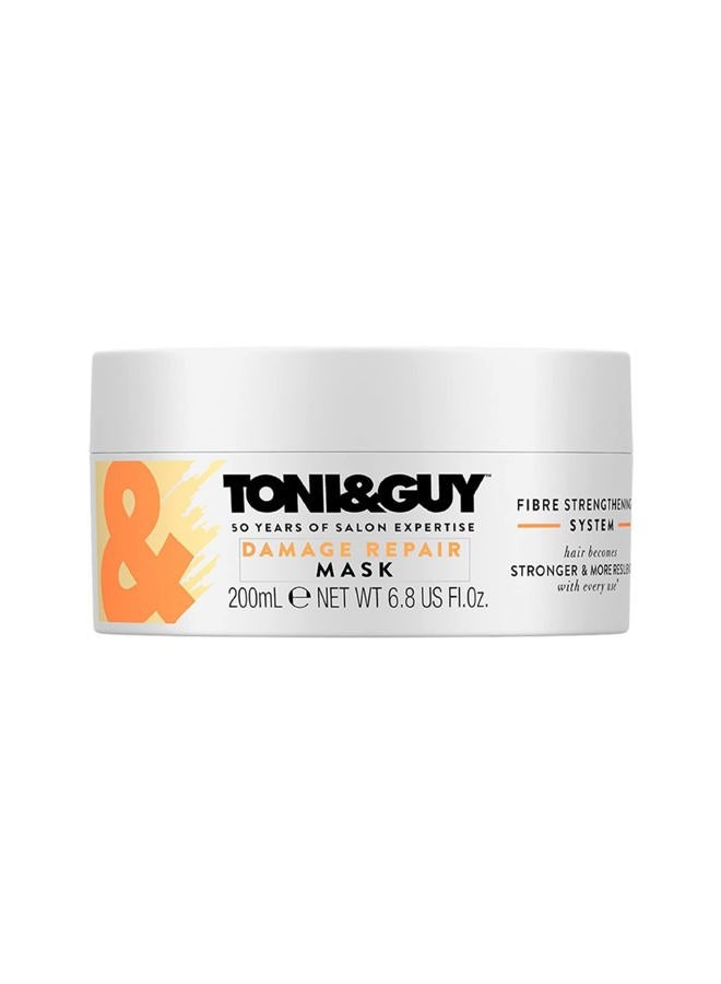 Toni & Guy Damage Repair Mask for Intense Reconstruction Unisex, 6.8 Ounce - Image 1