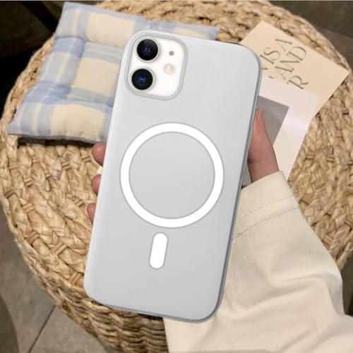 MAGICHUB Luxury Paper Thin Back Case Cover for iPhone 12 | Matte Finish | Compatible with magsafe | (White) - Image 4