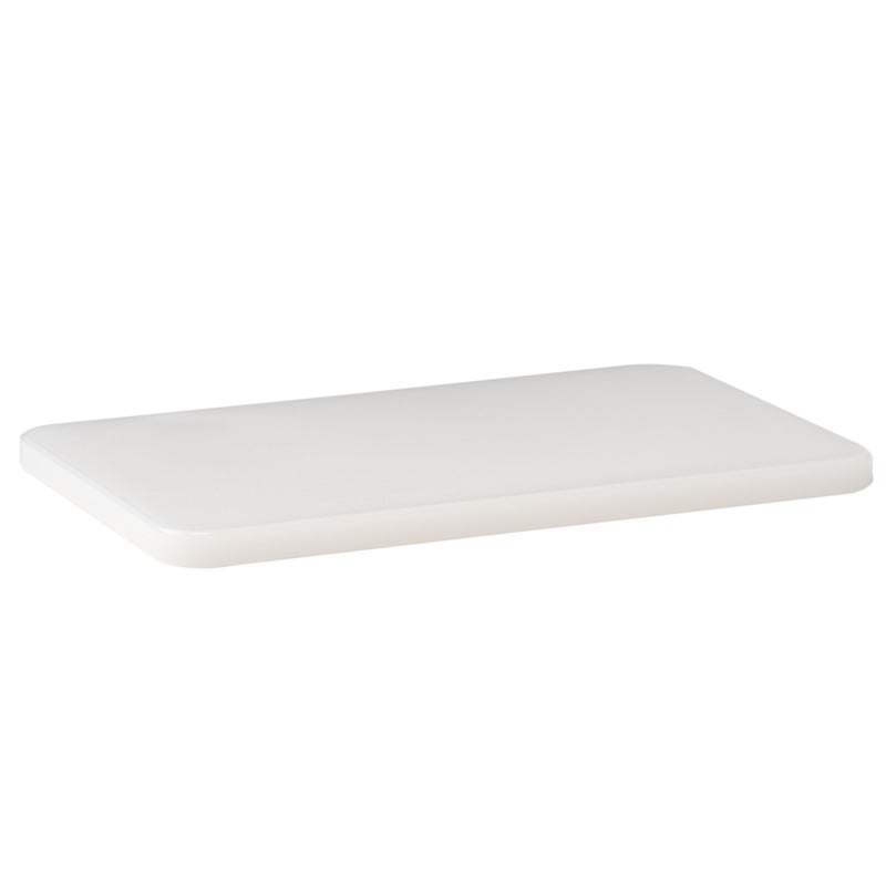 Winco HeavyDuty Plastic Cutting Board 6 x 10 x 12 White