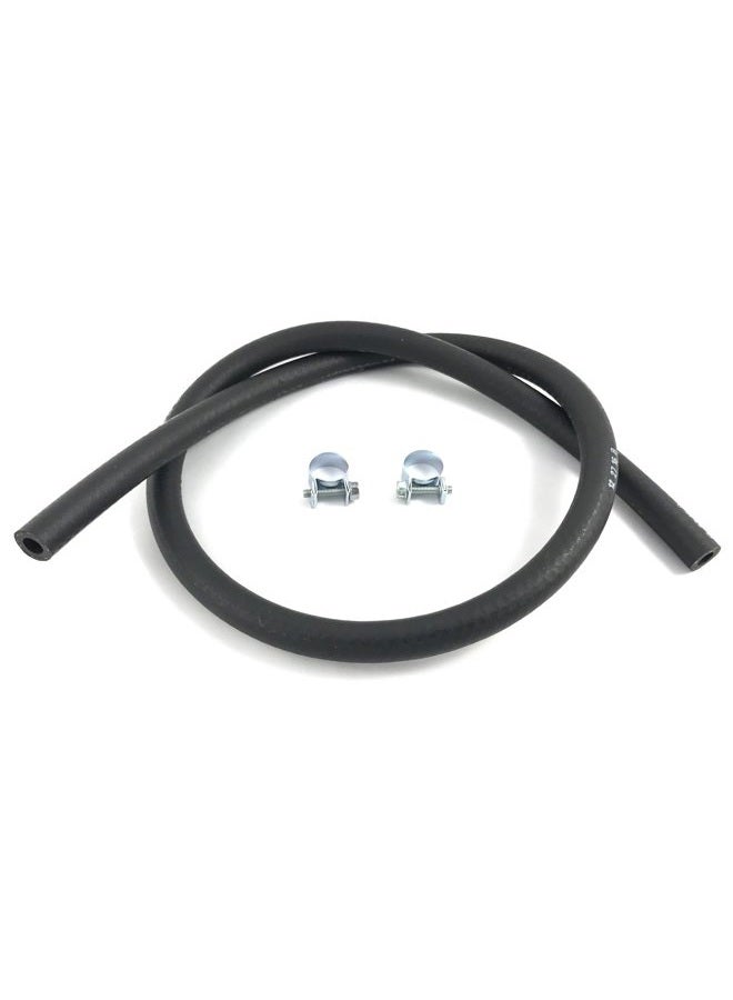 Fuel Hose 30R7 3/8" I.D. 3 Feet USA w/ 2 Clamps