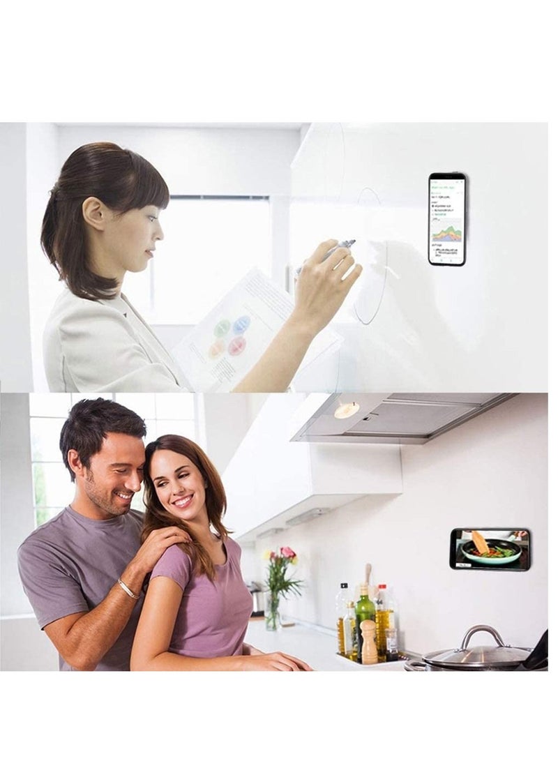 Y&D Phone case For iPhone 11 Pro TPU + PC Skin-friendly Anti-Gravity Dropproof Protective Back Cover Simple and compact design, Nano adsorption mobile phone protective cover(White) - Image 3