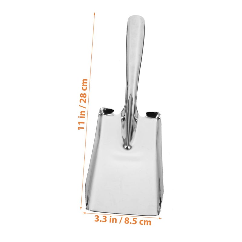 Stainless Steel Garden Shovel Portable Planting Tool for Gardening Camping Hiking - Image 3