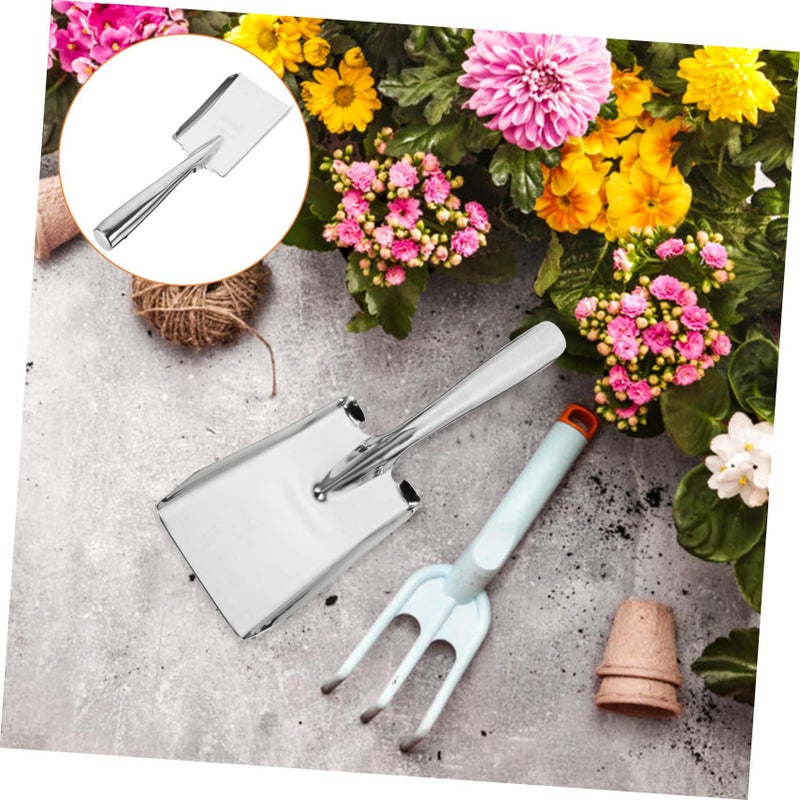 Stainless Steel Garden Shovel Portable Planting Tool for Gardening Camping Hiking - Image 4