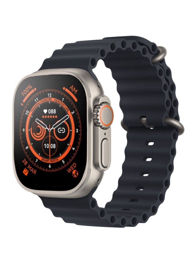 Generic - M8 PRO Ultra New Ultra 8 Pro Smartwatch Series 8 | S8 49mm 1.91" | Compass | NFC | IP68 Waterproof | Smart Sensor | Smart Watch with Ocean Strap - Image 1