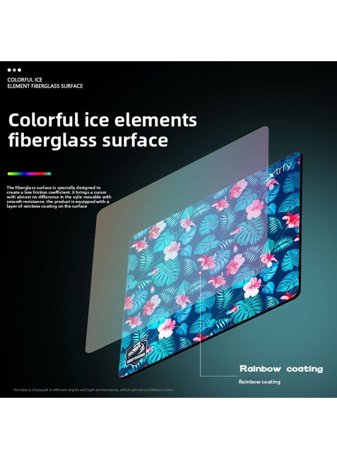 Firewire Competition Streamers Rainbow Magic Coated Coated Game Super Large Small Size Mouse Pad No Edge Fps E-Sports-Color:420*490*4-Pattern:13  - Image 3