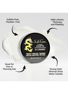Billy Jealousy Billy Jealousy Sculpt Friction Fiber Hair Paste for Men, Adds Volume & Texture with Touchable Hold & Low Shine, Hair Product for Fine or Thinning Hair, 3 Oz  - Image 5