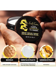 Billy Jealousy Billy Jealousy Sculpt Friction Fiber Hair Paste for Men, Adds Volume & Texture with Touchable Hold & Low Shine, Hair Product for Fine or Thinning Hair, 3 Oz  - Image 3