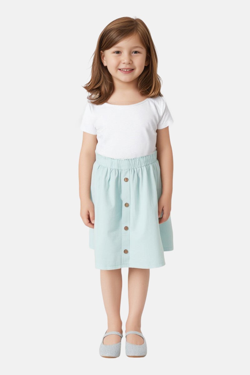 GAP Kids Girl Plain Skirt, Light Blue - Image 1