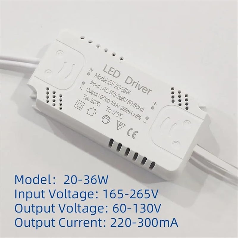 LED Driver Power Supply Adapter 20 36W AC220V Non Isolating C01 For Flat Panel Lighting - Image 4