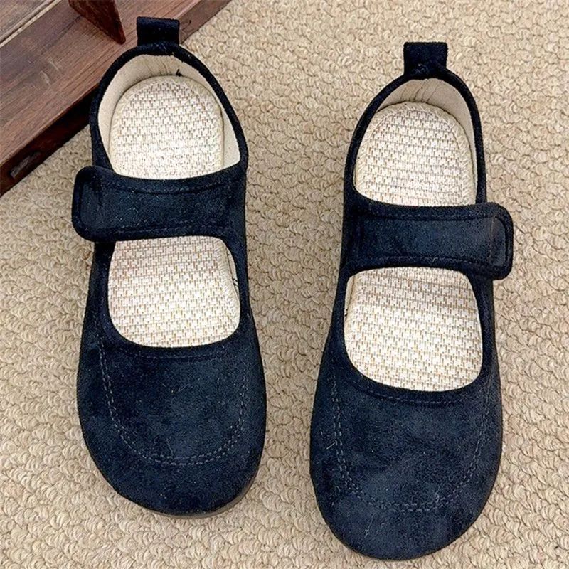 Women's Casual Flat Loafer Shoes - Breathable, Velcro, Low Heel - Image 2