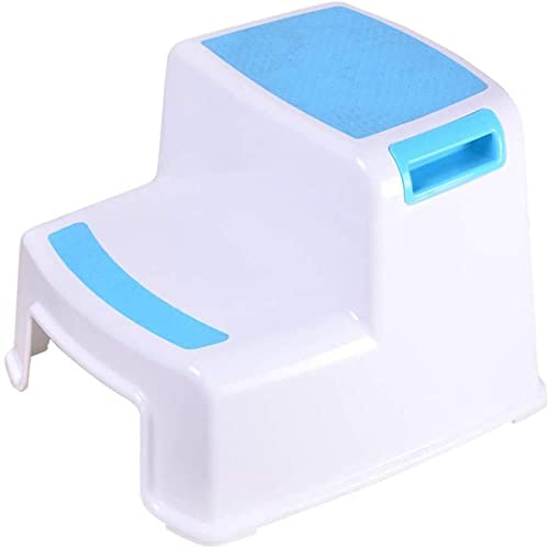 Abhsant Double Step Stool for Kids Baby Step Stool with 2 Steps Toddlers Step Stool in Kitchen Toilet Bathroom Step Stool for Potty Training - Image 1