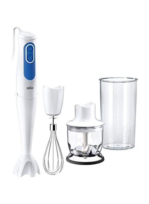 MultiQuick Hand Blender MQ3025 White/Blue/Clear