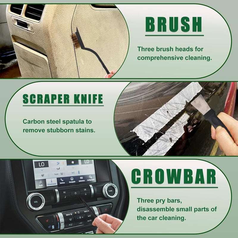 DBTW 18-Piece Exterior and Interior Car Cleaning Tool Set - Image 4