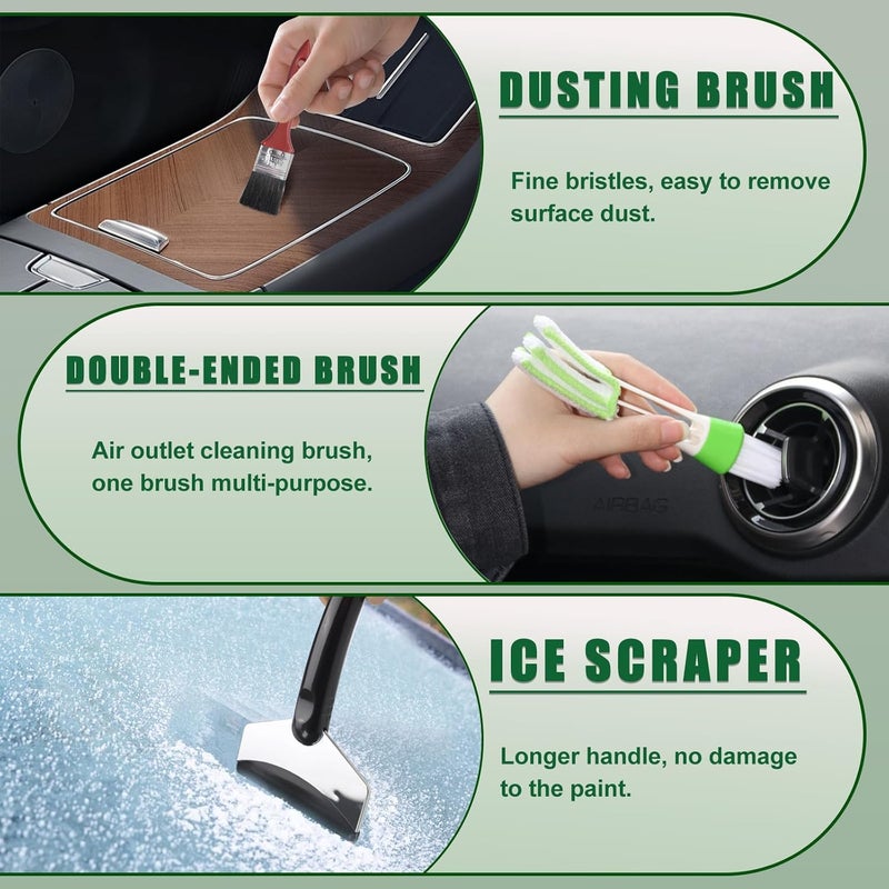 DBTW 18-Piece Exterior and Interior Car Cleaning Tool Set - Image 5