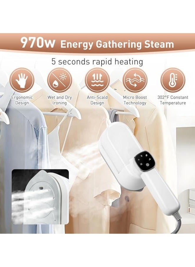 general Handheld garment steamer, detachable water tank, electric iron, ironer, ironer, ironer, high-power rotary iron - Image 2