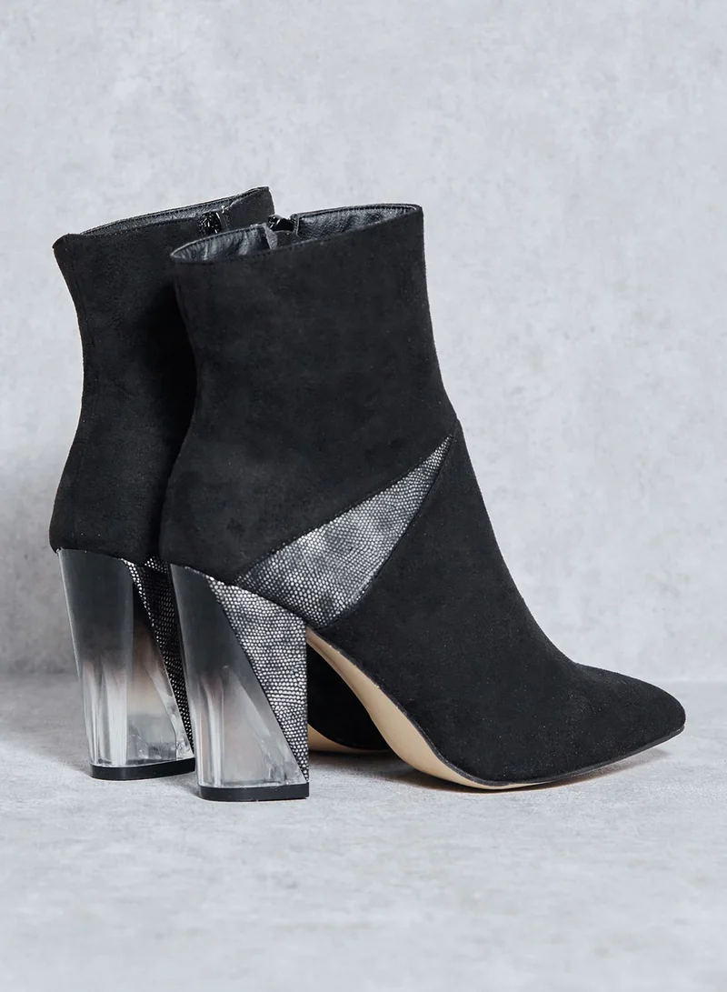 Truffle Lucid Heel High Ankle Boots