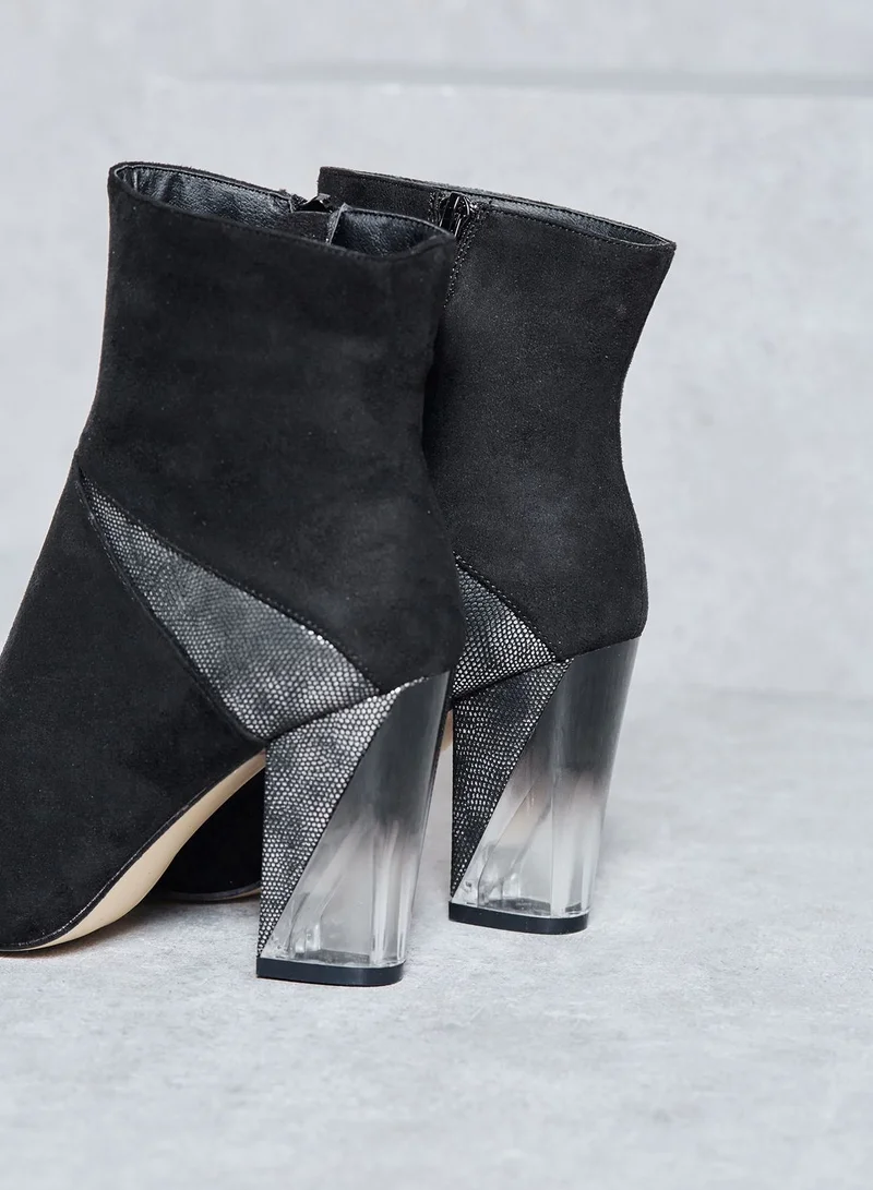 Truffle Lucid Heel High Ankle Boots