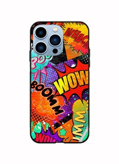 Protective Case Cover For Apple iPhone 14 Pro Multiple Sticker Design Multicolour