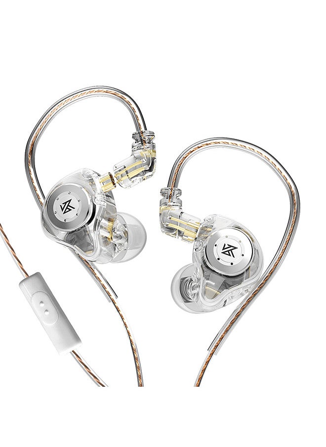 KZ - EDX Pro in-Ear Stage Monitor Headphone Dual Magnetic Dynamic Unit Earphone Shock Bass Earbuds with 0.75mm Detachable Cable Comfortable Wired Headset (With Mic) - Image 1