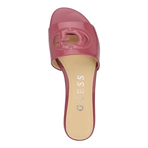 GUESS صندل تاشيا النسائي من غيس، وردي فاتح لامع 682، 5.5 - Image 2