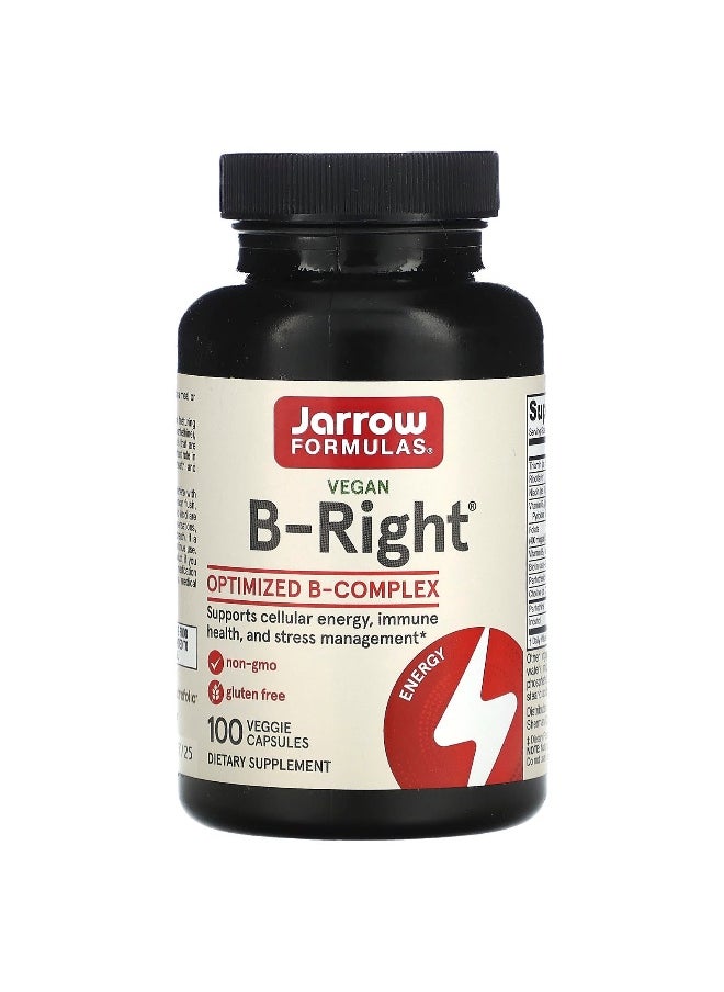 jarrow formulas Jarrow Formulas, B-Right, 100 Veggie Capsules  - Image 1