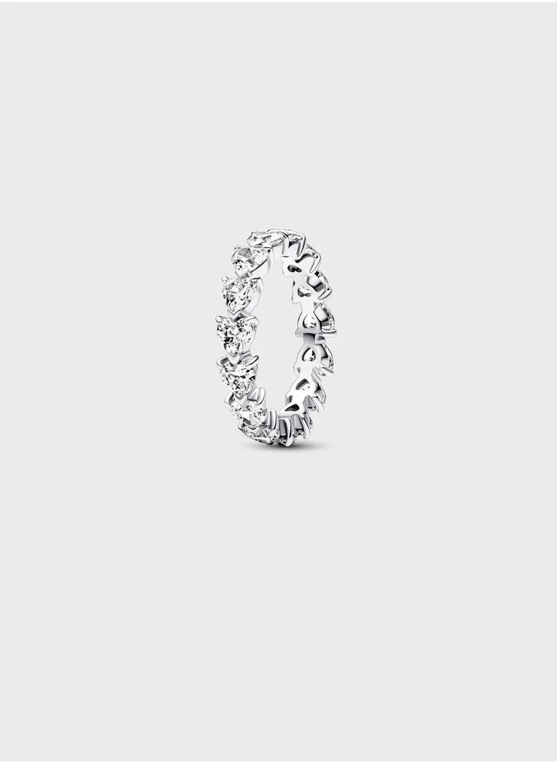 PANDORA Row Of Hearts Eternity Ring