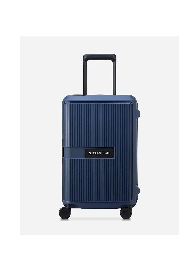 DELSEY Paris Delsey Paris Securitech Stone 3Piece Set 4 Double Wheel Trolley -Navy