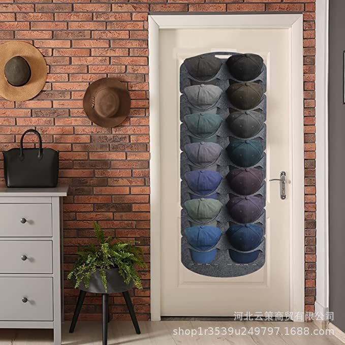 Straight Hair Solid Color New Felt Hat Storage Hanging Bag Cap Finishing Bag 7 14 Door Back Wall - Image 5