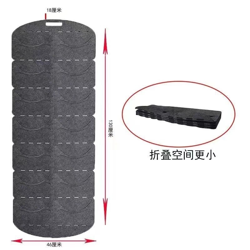 Straight Hair Solid Color New Felt Hat Storage Hanging Bag Cap Finishing Bag 7 14 Door Back Wall - Image 1
