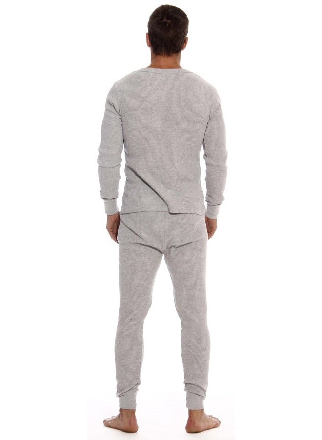 At The Buzzer Thermal Underwear Set for Men, Grey, XXL - Image 3