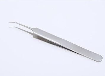 Glamza Blackhead Professional Stainless Steel Set Whiteheads Tweezer And Curved Clips Pimple Acne Cleaner Remover - Image 2