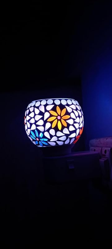 ASHAPURA CREATION Ceramic Kapur Dani Electrical Camphor Diffuser Home Fragrance Oil Burner Aroma Night Lamp Pcs1Design44