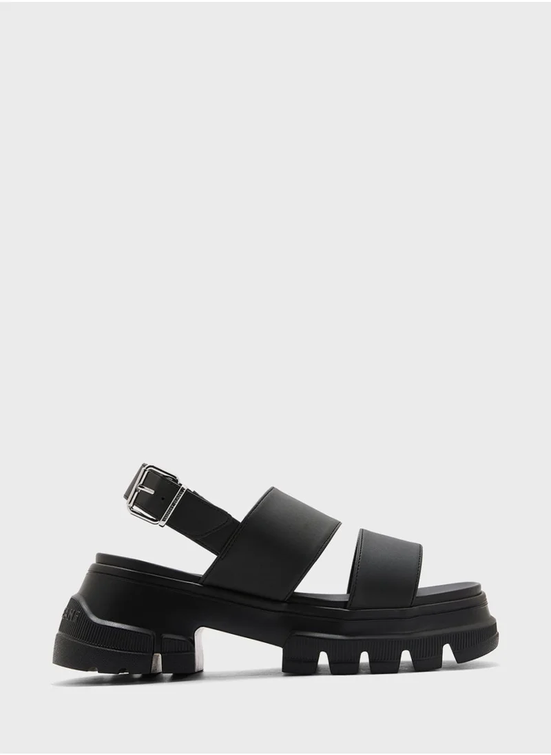 تومي جينز Multi Strap Low Heel Sandals