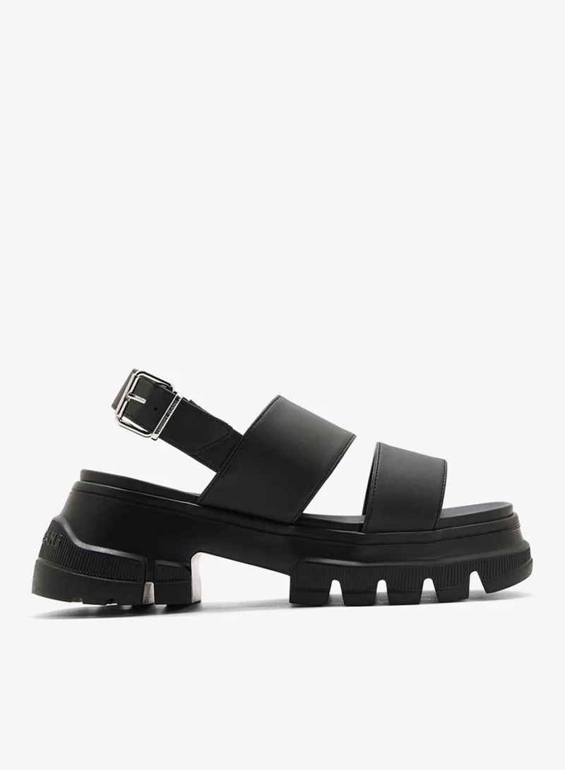 Multi Strap Low Heel Sandals