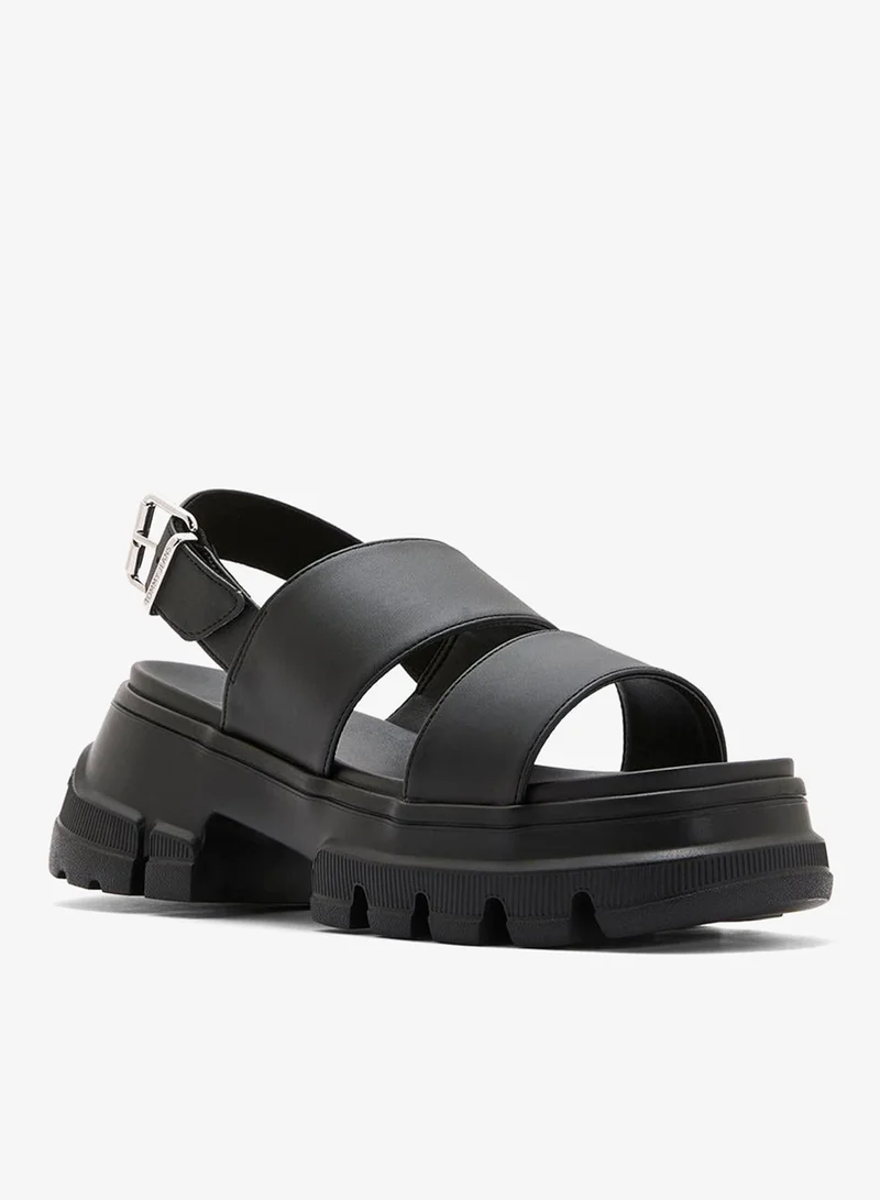 TOMMY JEANS Multi Strap Low Heel Sandals