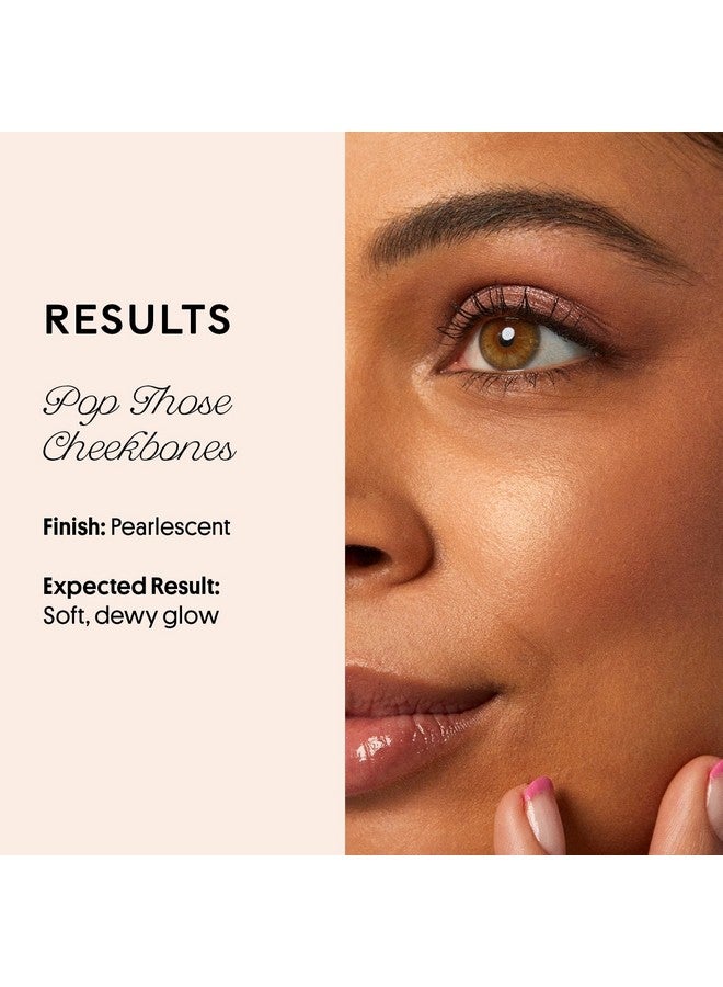 وينكي لوكس Cheeky Rose، كريم هايلايتر مع فيتامين E، هايلايتر ذهبي، هايلايتر مكياج، شامبانيا - Image 4