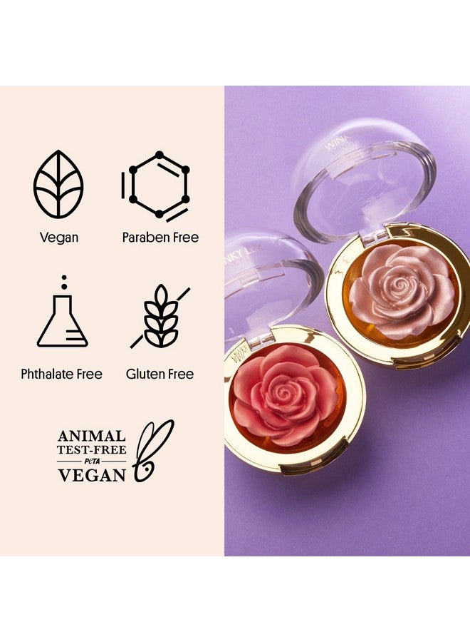 وينكي لوكس Cheeky Rose، كريم هايلايتر مع فيتامين E، هايلايتر ذهبي، هايلايتر مكياج، شامبانيا - Image 5