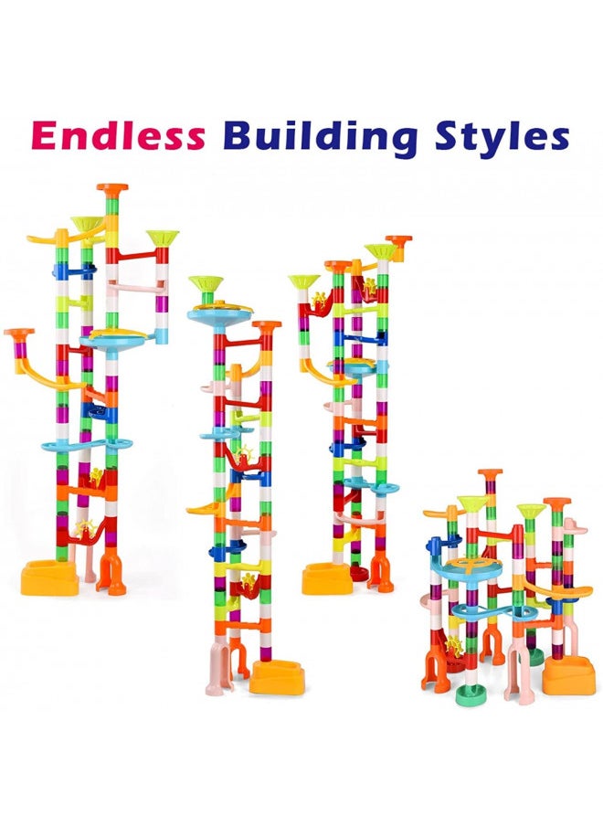 ifollower Marble Run, 135pcs Marble Maze Game Construction Building Toys for Kids, Marble Track Race Set STEM Learning Toys Gift for Boys Girls 3 4 5 6 7 8 9 10+  - Image 3