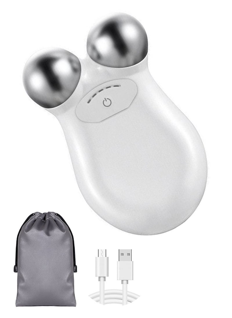 Syarme Face Roller 3D Massager, Electric V Facial Roller Massager Microcurrent Facial Tool for Face Sculpting, Professional Skin Care, Reduce Wrinkles in Neck and Eyes, Massager for Women  - Image 1