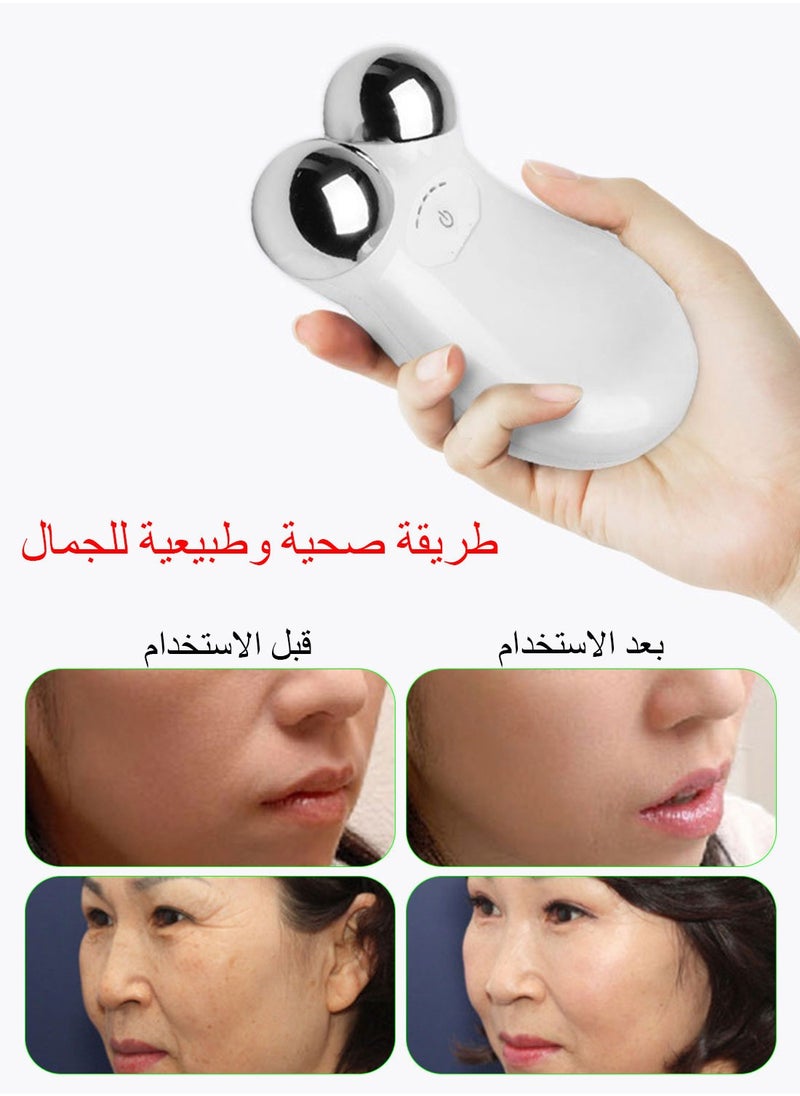 Syarme Face Roller 3D Massager, Electric V Facial Roller Massager Microcurrent Facial Tool for Face Sculpting, Professional Skin Care, Reduce Wrinkles in Neck and Eyes, Massager for Women  - Image 5