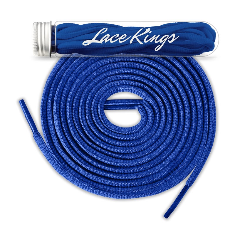 Lace Kings Oval Shoelaces (Royal Blue - 27in) - Image 5