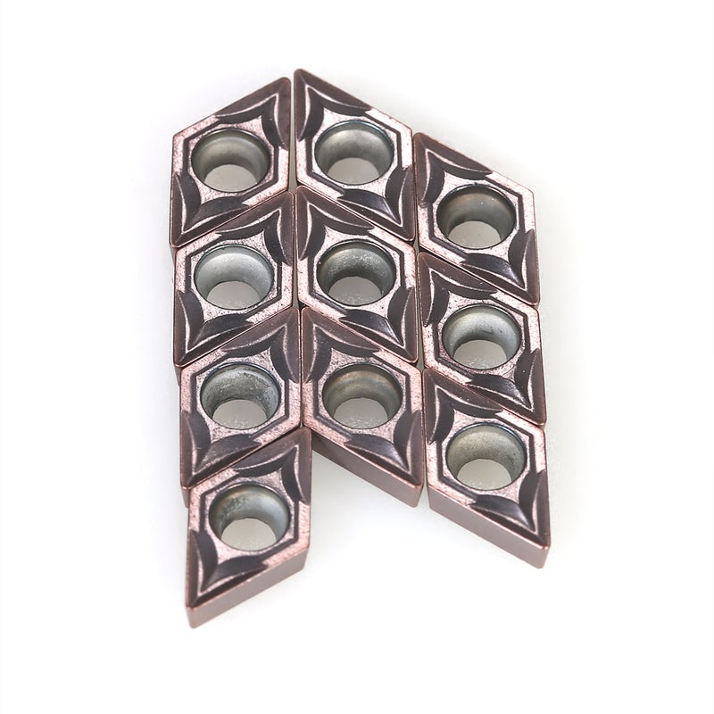 10pcs/box DCMT070204 VP15TF DCMT21.51 Carbide Inserts CNC Lathe Blades Cutter Turning Tool - Image 1