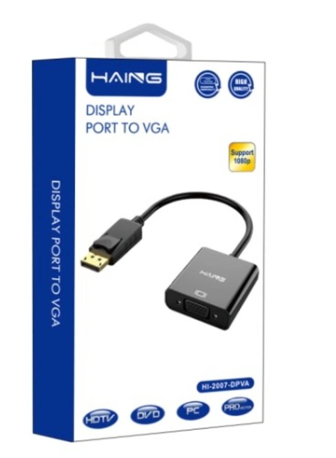 Haing DisplayPort (DP) to VGA Adapter - Image 1
