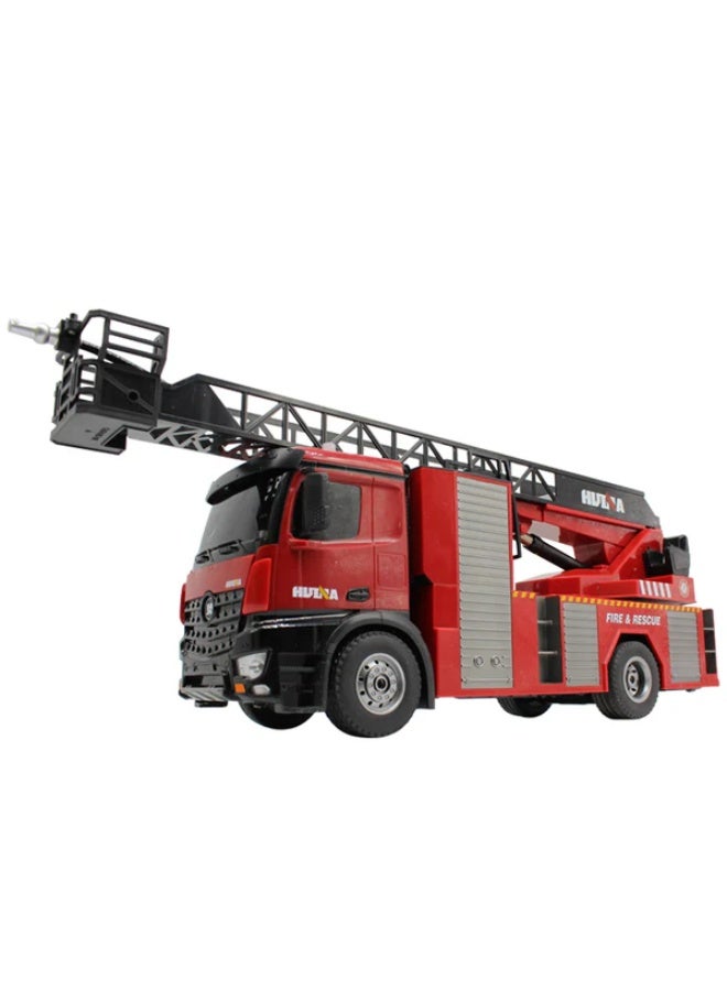 Huina 1561 1:14 RC Fire Truck Remote Control Simulation Fire Engine with Water Spray Lights & Sounds - Image 2